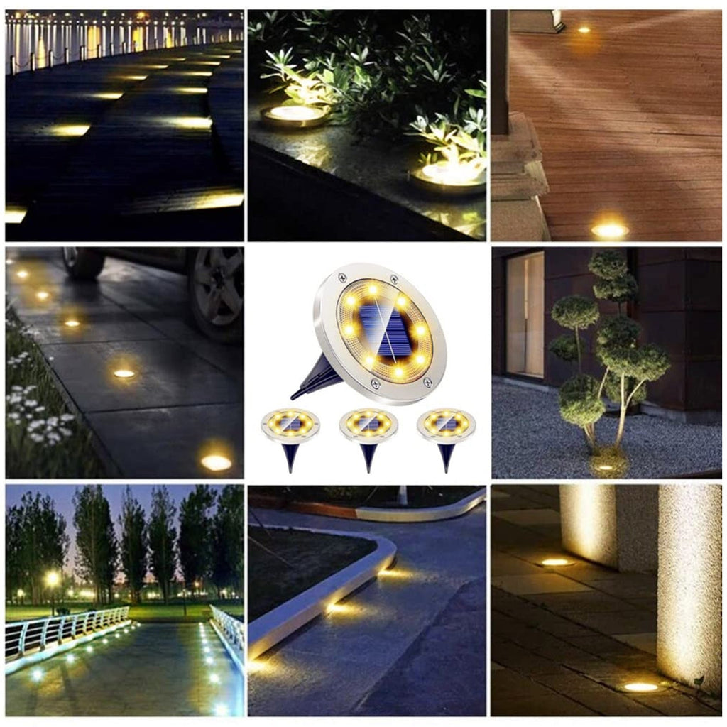 ALVENZA Solar Powered LED Garden Lights – Eco-Friendly Outdoor Pathway Lighting