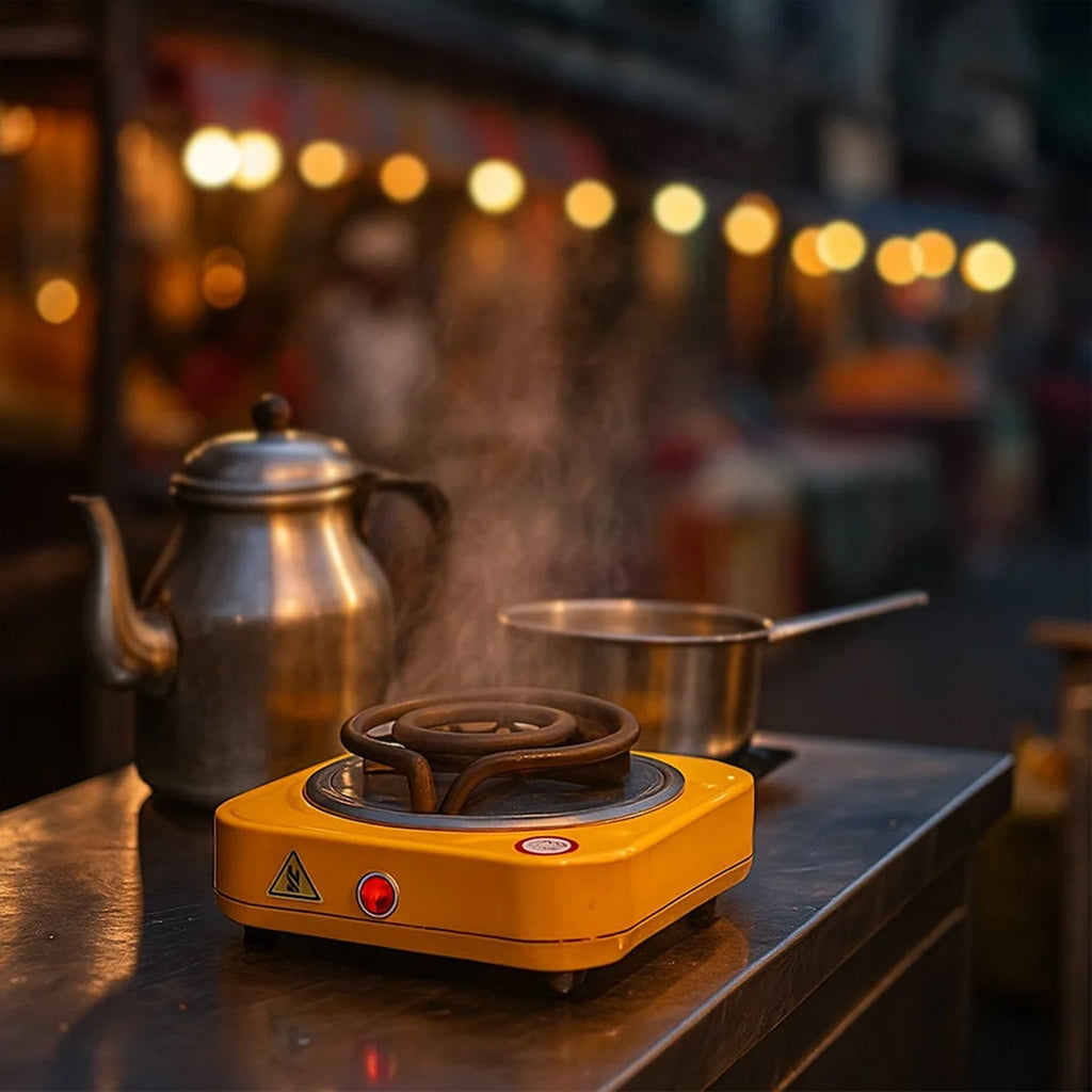 ALVENZA Electric Single Coil Hot Plate – Portable Countertop Cooking Stove