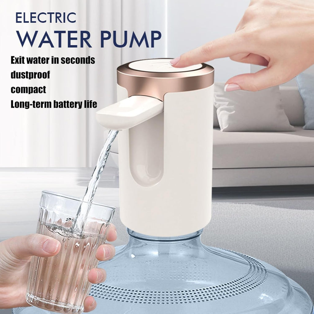 Automatic Water Dispenser USB Rechargeable for 20L - Front View