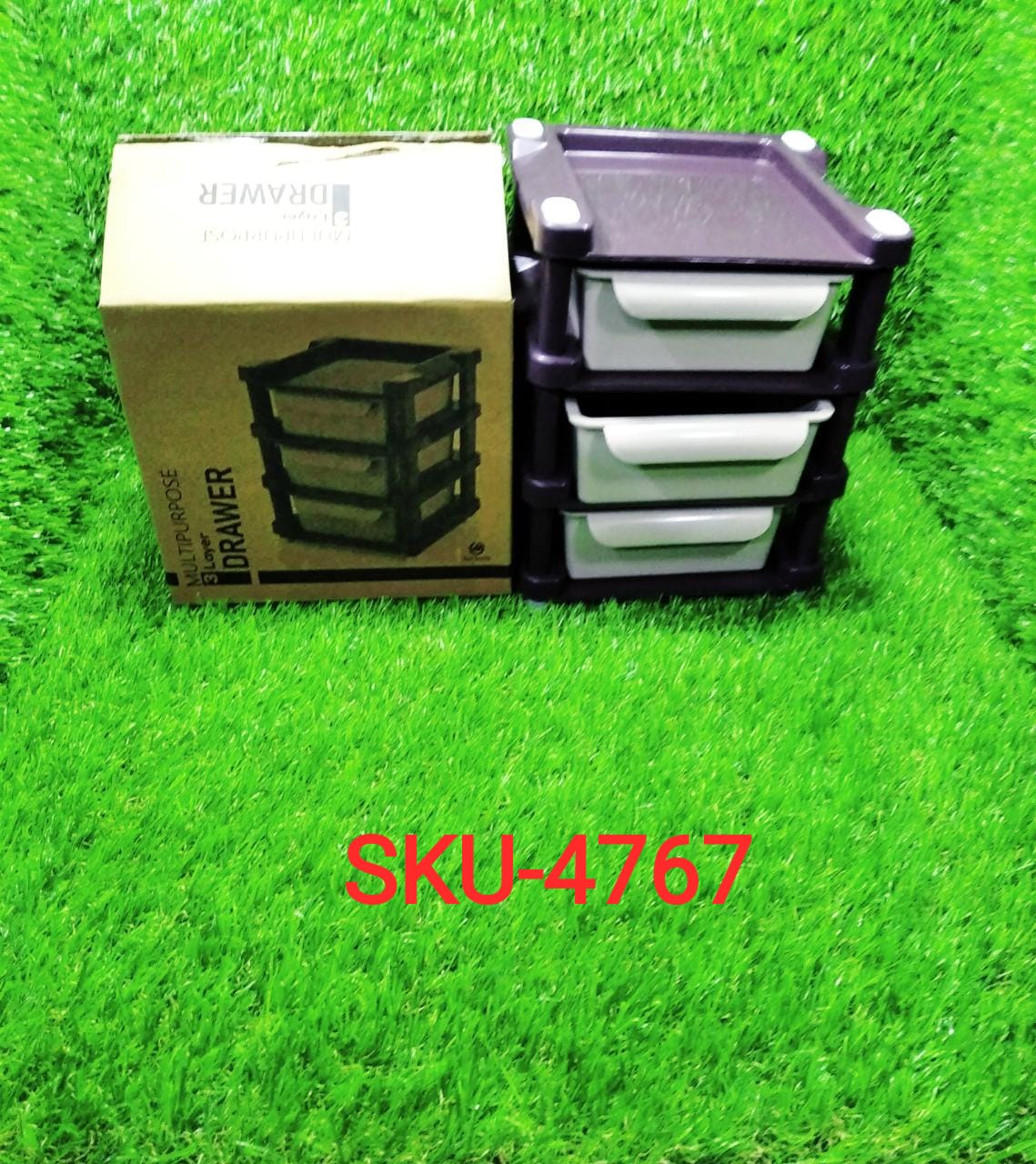 Makeup Organizer Drawer – 3-Layer Compact Cosmetic Storage | Organivo
