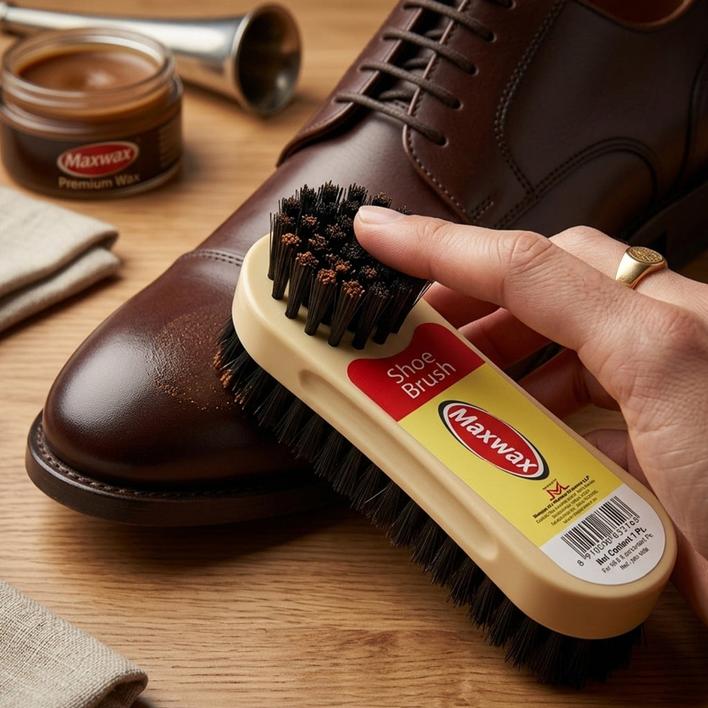 Shoe Cleaning Brush Dual Action 2-in-1 for Effective Footwear Care - Detail View 5