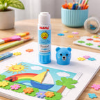 Kids Glue Stick Safe, Non-Toxic Adhesive for Crafts & School Projects - Back View
