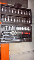 ALVENZA Socket Set – 46 Pcs 1/4" Drive Tool Kit | RaceVault
