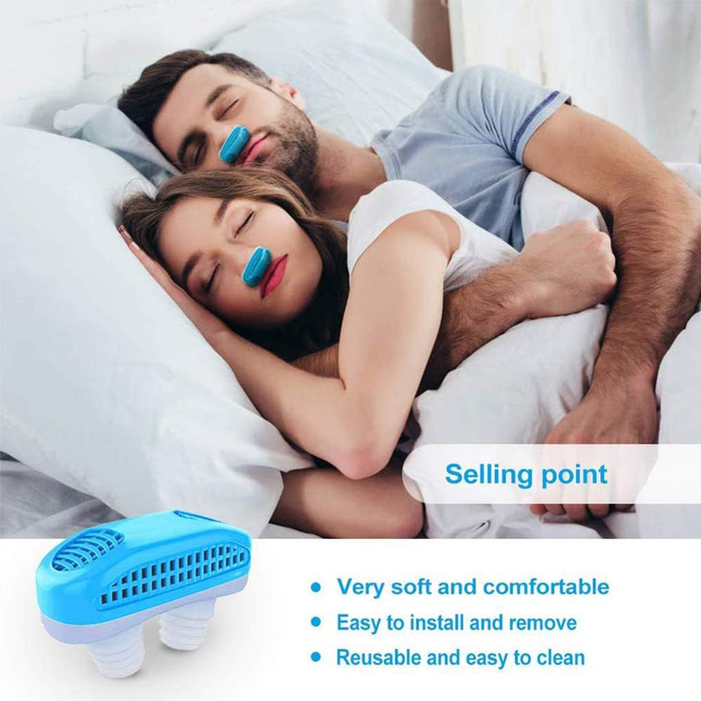Anti-Snoring Nose Clip 2-in-1 Air Purifier Device - Detail View 7