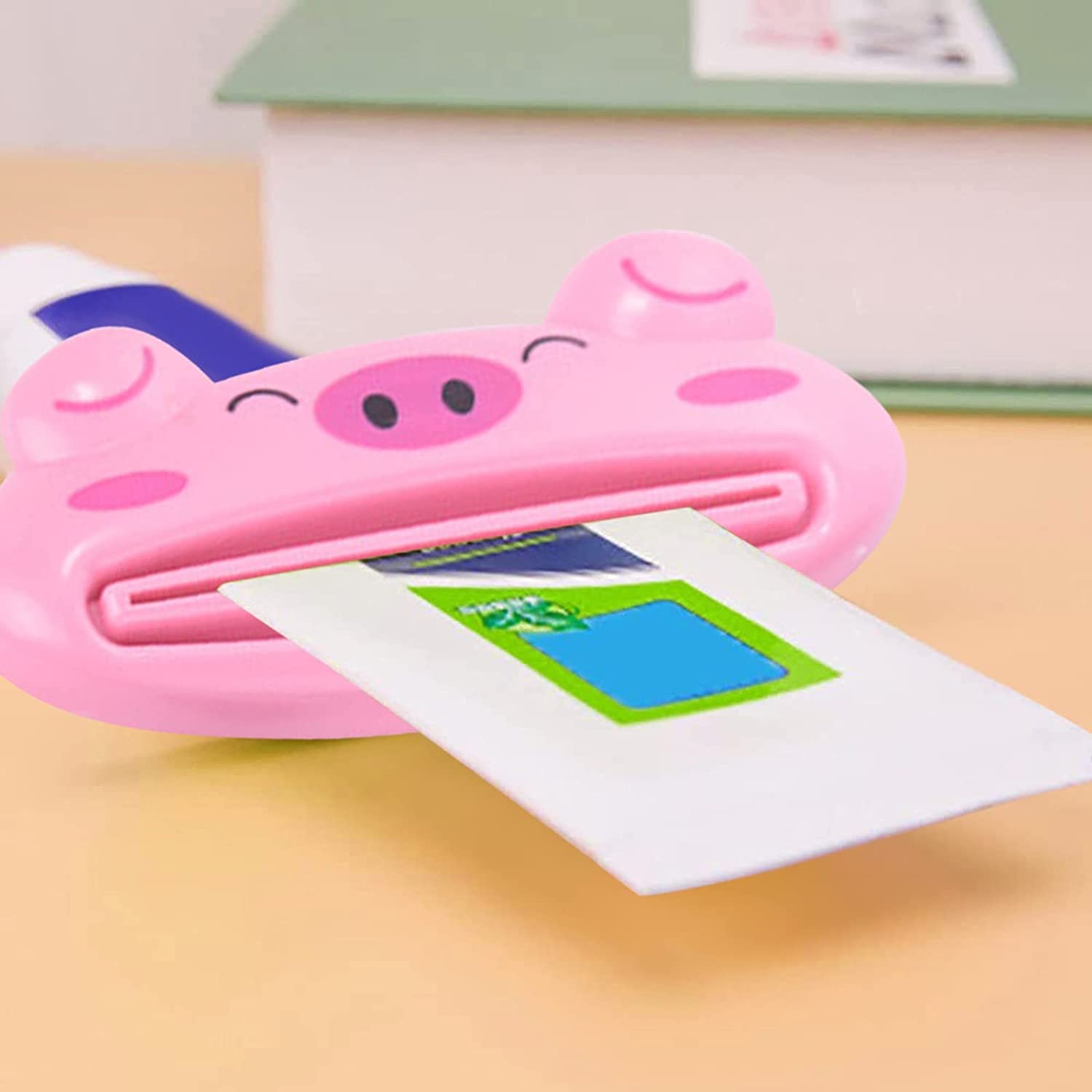 Animal Toothpaste Tube Squeezer Easy and Eco-Friendly Dispensing - Side View