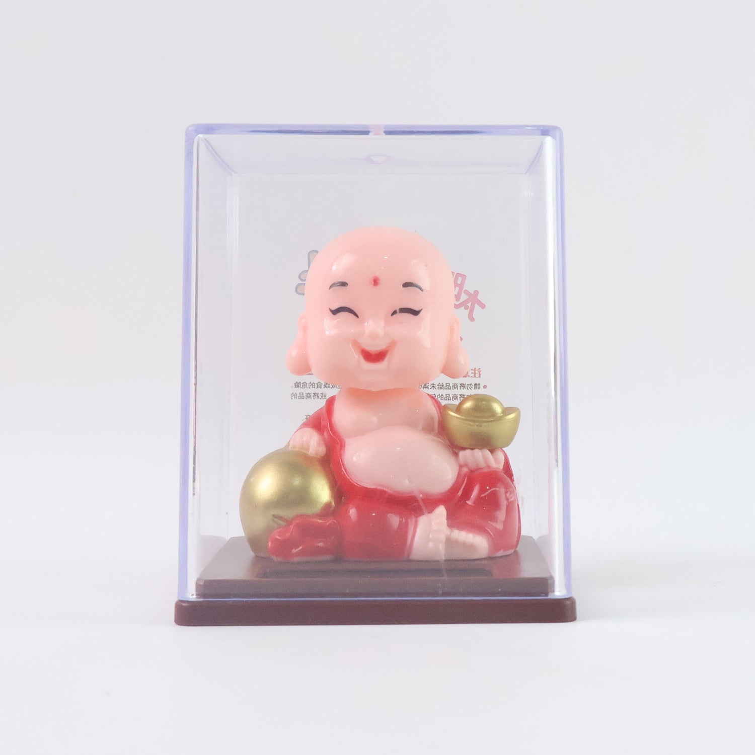ALVENZA Solar Buddha Car Ornament – Moving Head Dashboard Decor | PowerXpert