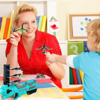 ALVENZA Airplane Launcher Toy – 5 Foam Planes & Gun | Play & Move