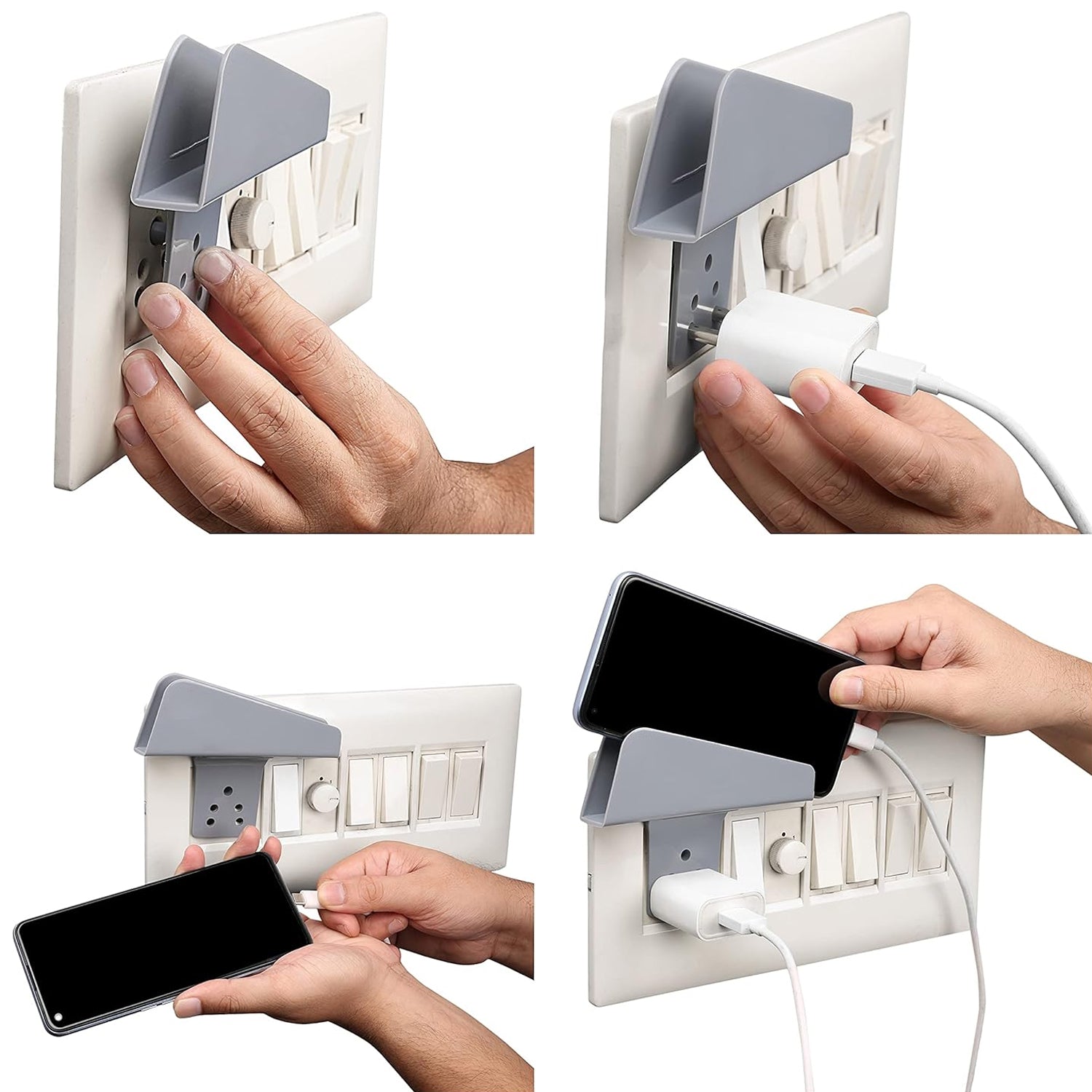 Mobile Charging Stand Wall Mount Phone Holder | Gambit - Detail View 8