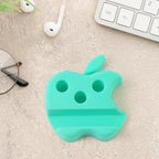 ALVENZA Mobile Stand with Pen Holder – Apple-Shaped Desk Organizer 3 Pc