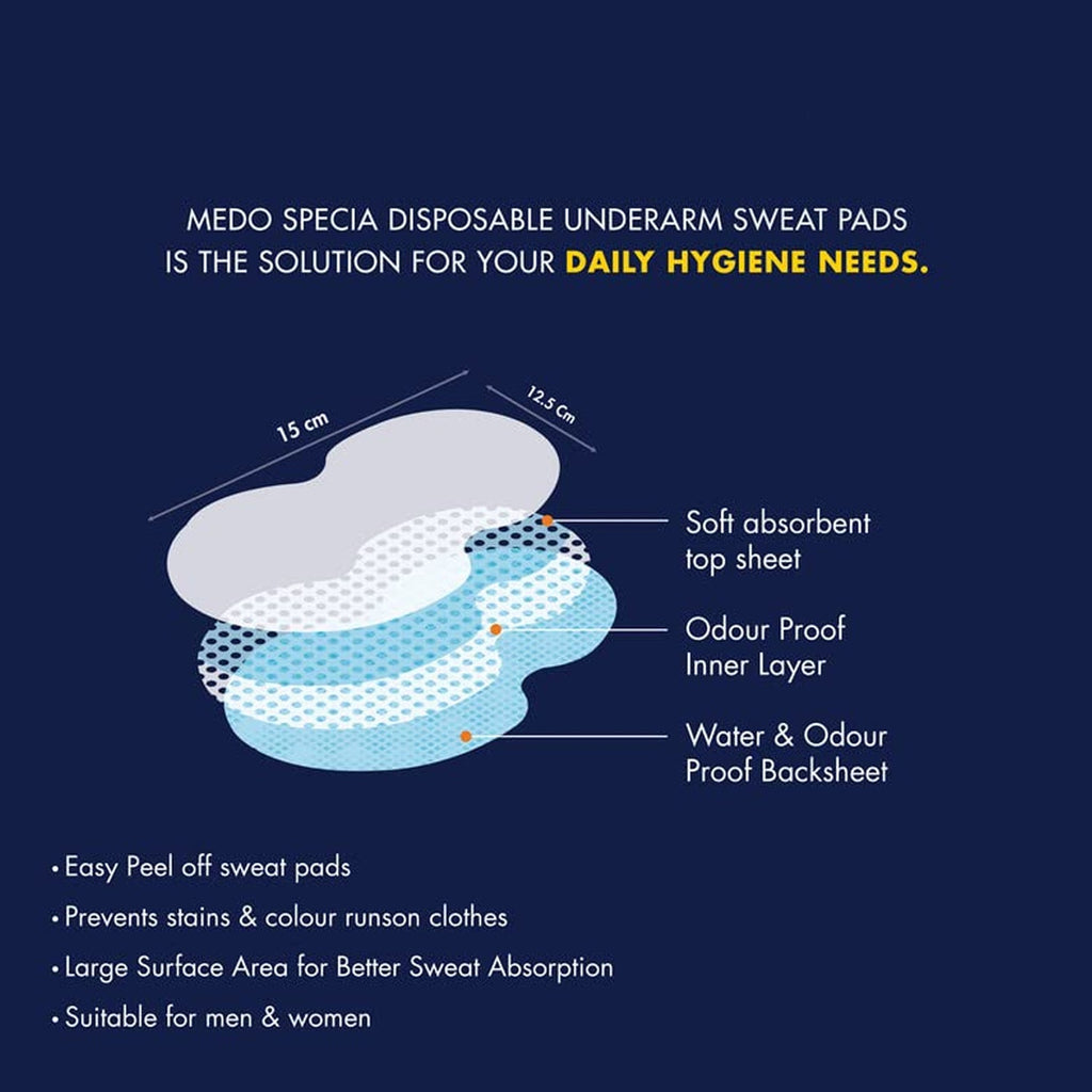 Underarm Sweat Pads – Disposable, Absorbent | Beautiful Basics