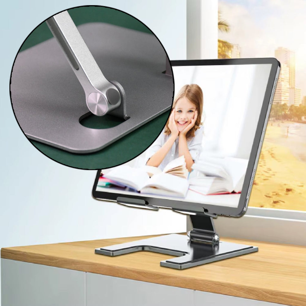 ALVENZA Tablet Stand – Adjustable Ergonomic Metal Alloy Holder | Wiregenix