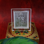 ALVENZA Lord Ganesha Silver-Plated Photo Frame – Elegant Spiritual Decor