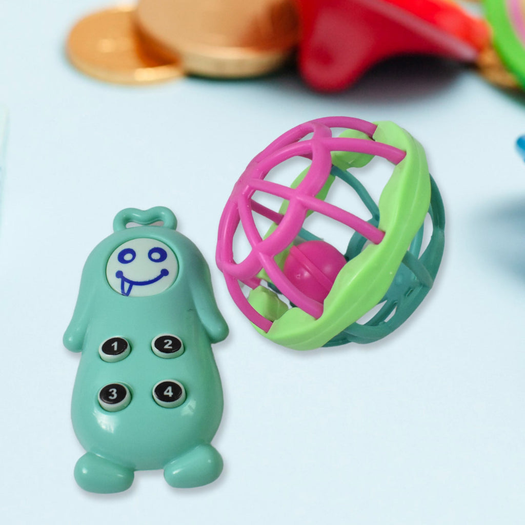 ALVENZA Baby Rattle & Teething Set – 8-Piece Non-Toxic | Aditi