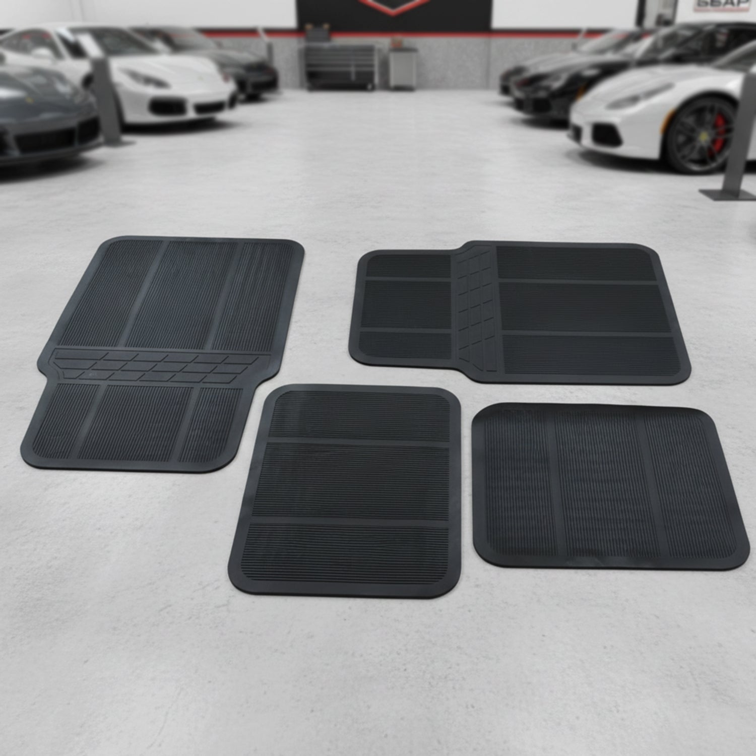 ALVENZA Universal Car Floor Mat Set – Heavy Duty Anti-Slip Interior Protection
