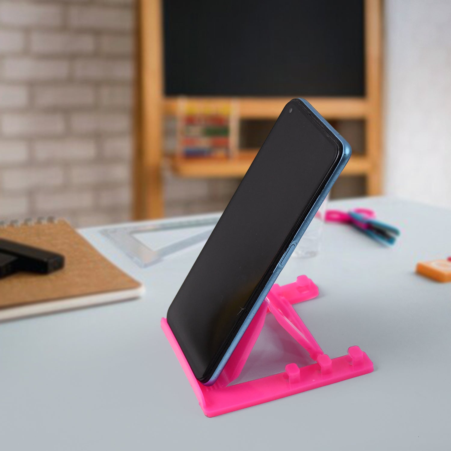 ALVENZA Adjustable Plastic Mobile Phone Stand – Foldable & Portable Holder