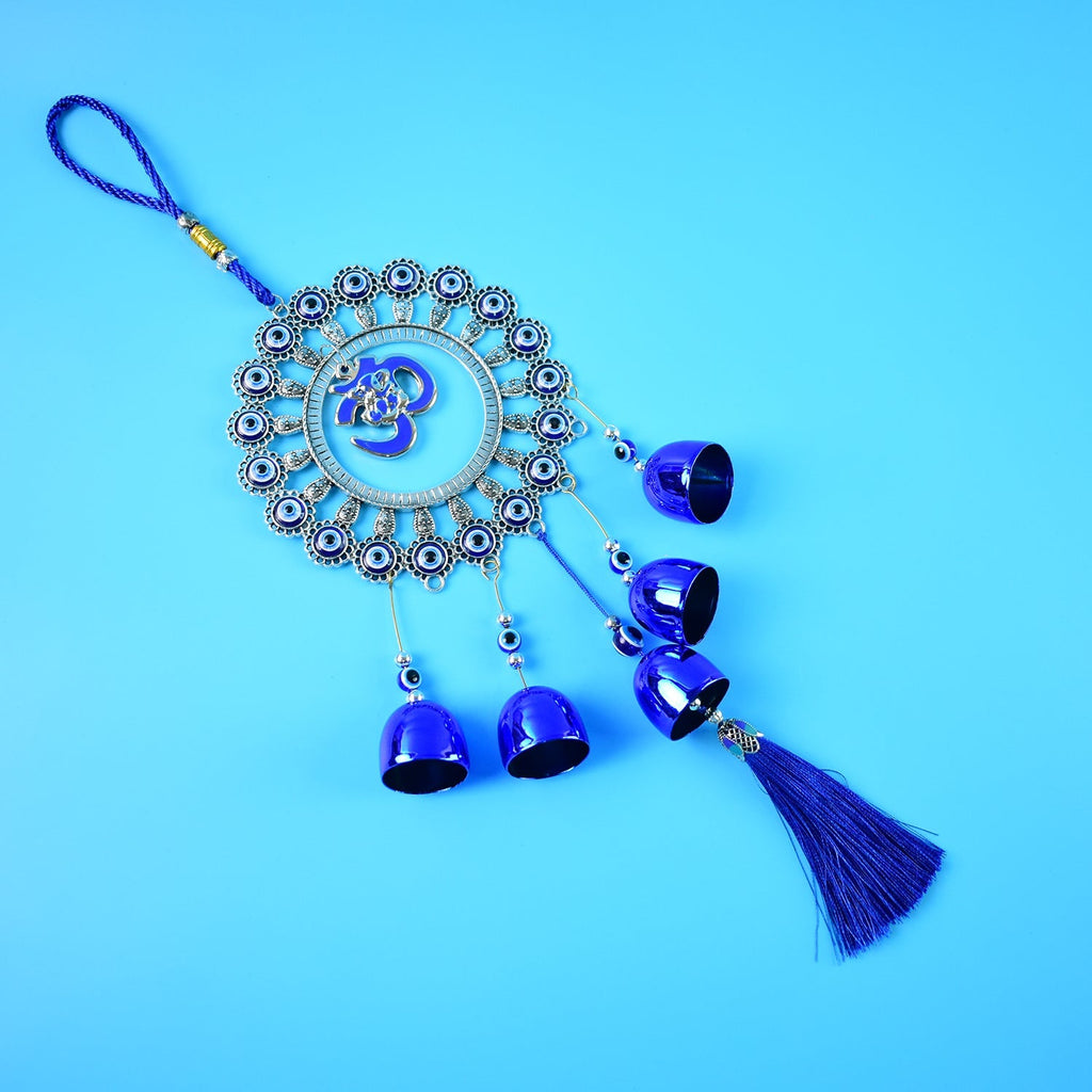 ALVENZA Om Evil Eye Wind Chime – Protective Spiritual Home Decor