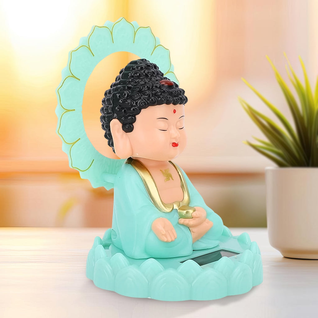 ALVENZA Solar Buddha Statue – Eco-Friendly Moving Head Decor | Styleva