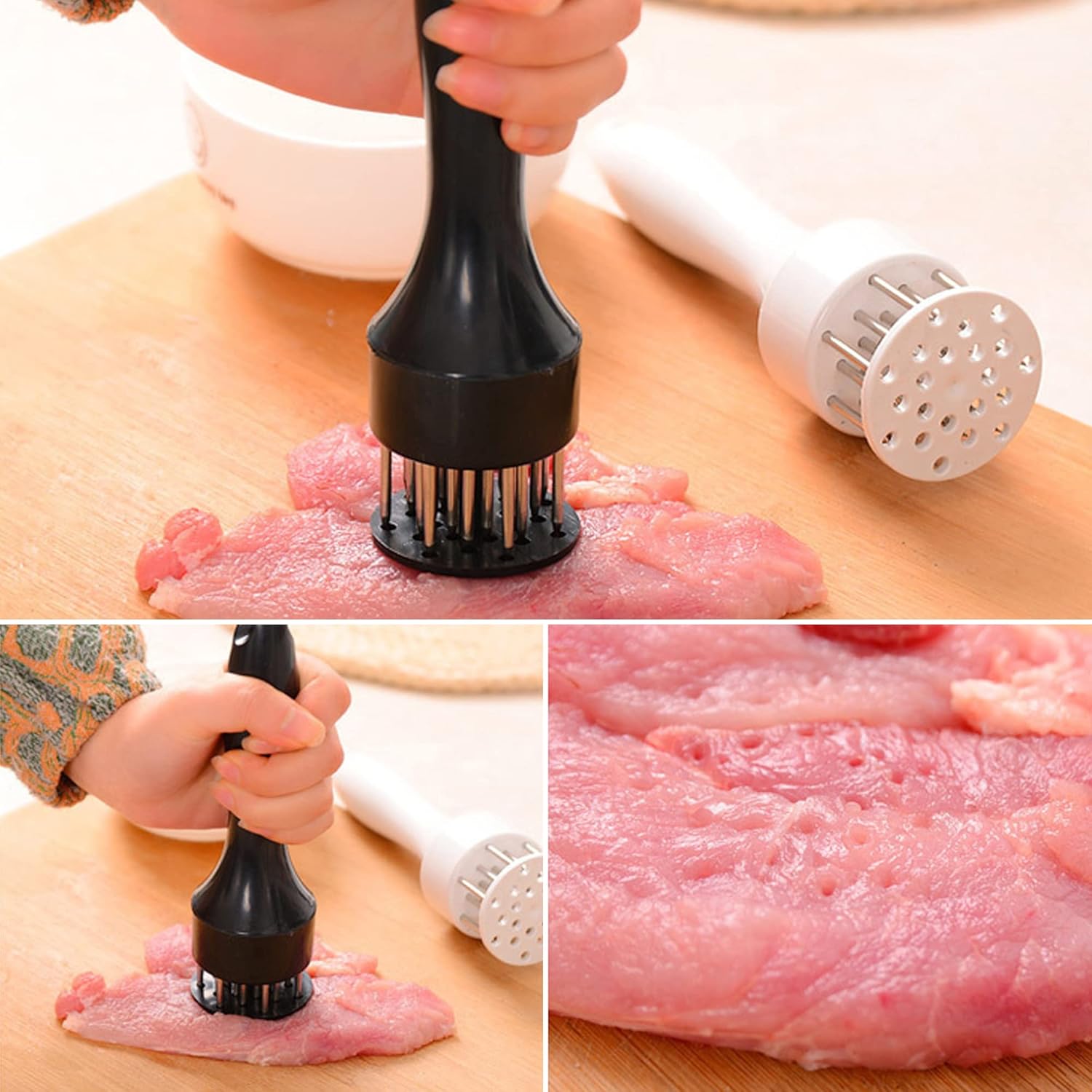 Meat Tenderizer Tool Stainless Steel Needle for Juicier Meats | ToolMate Pro