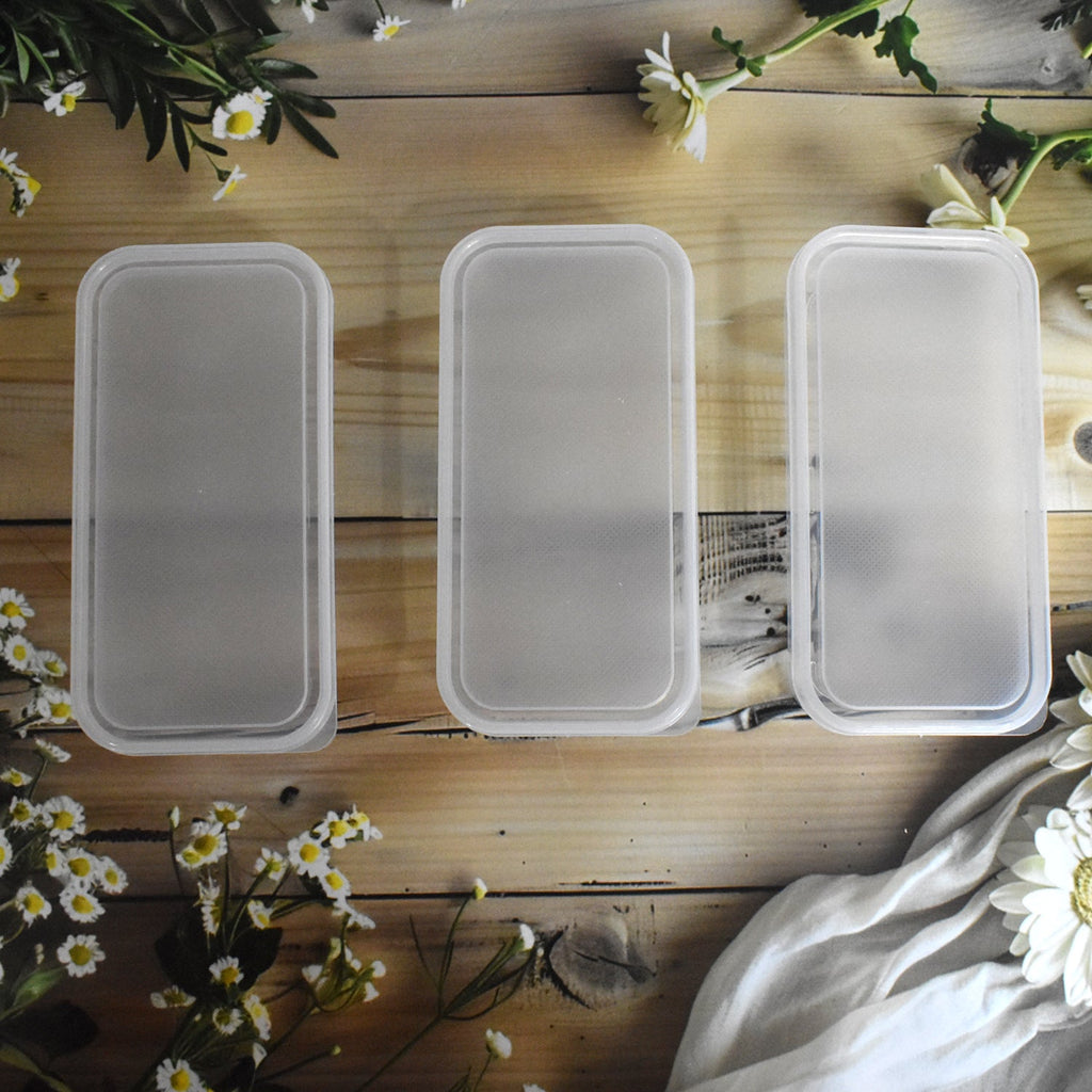 Plastic Lunch Box Set 3-Piece Square Storage | Konvex - Detail View 6