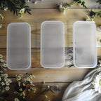 Plastic Lunch Box Set 3-Piece Square Storage | Konvex - Detail View 6