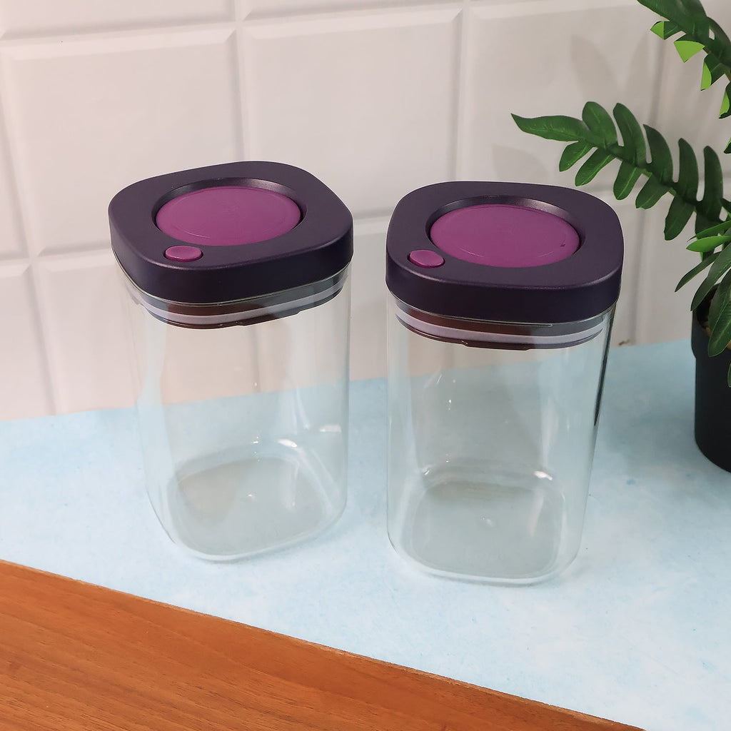 ALVENZA Airtight Kitchen Storage Containers – 2 Pc Set 1200ml Each