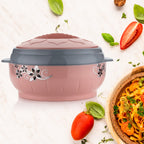 ALVENZA Insulated Casserole – 4500ml Floral Steel for Hot Food | DeoDap