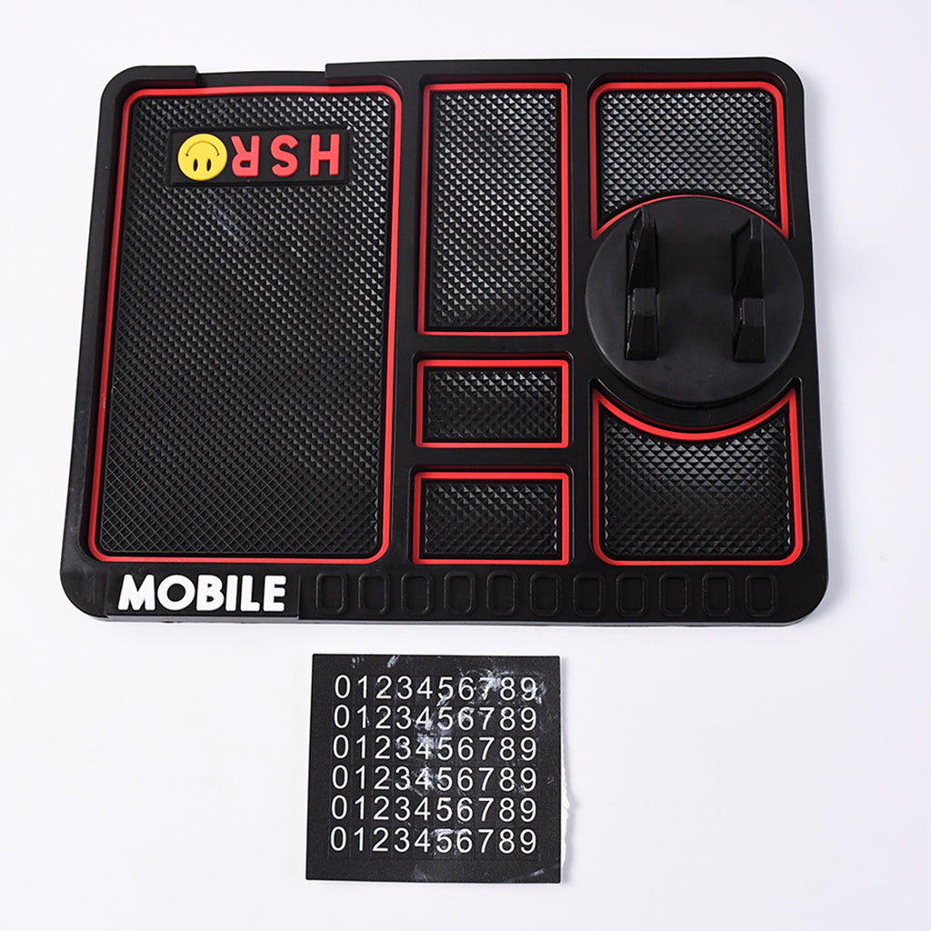 ALVENZA Car Dashboard Mat – Non-Slip Phone Holder for Secure Driving