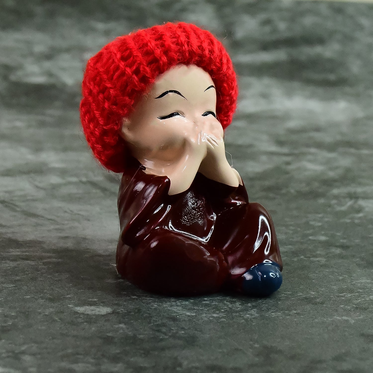 ALVENZA Resin Monk Buddha Showpiece Set of 4 – Spiritual Home Decor