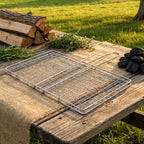 Heavy-Duty Stainless Steel BBQ Grill Basket Long Handle & Durable Construction - Detail View 7