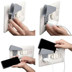 ALVENZA Mobile Phone Charging Stand – Secure Plastic Holder (2 Pc)