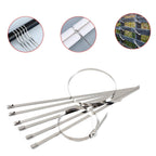 ALVENZA Stainless Steel Cable Ties – Heavy-Duty, 100 Pc | DeoDap