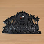 ALVENZA Plastic Wall Clock – Silent Sweep with Running Horse Design