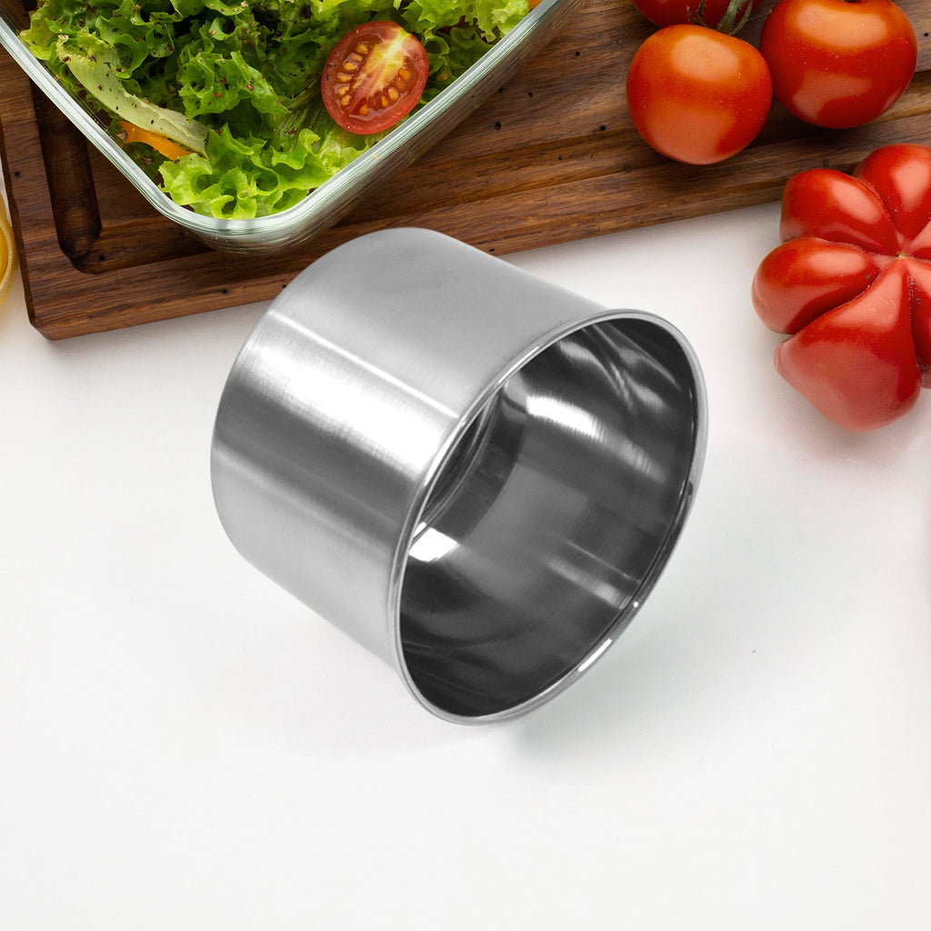 Airtight Stainless Steel Containers See-Through Lid, 500ML (Set of 2) | Konvex - Detail View 6