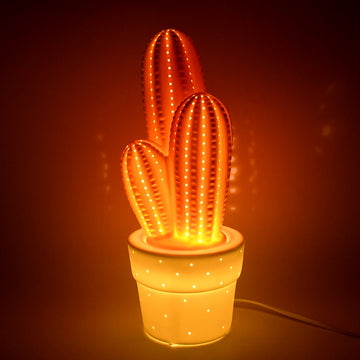 Ceramic Table Lamp – Elegant Big Ambient Light for Home