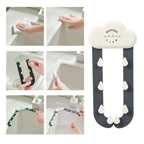 Kitchen Sink Strainer Triangle Design, Durable ABS | ShineCrest - Back View