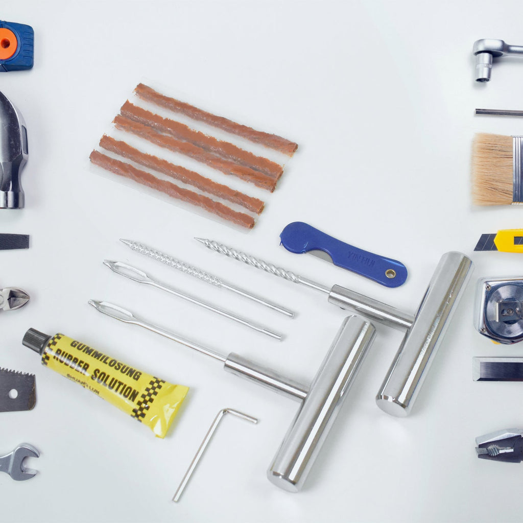 ALVENZA Tire Repair Kit – 13-Piece Portable Set | PowerPulse
