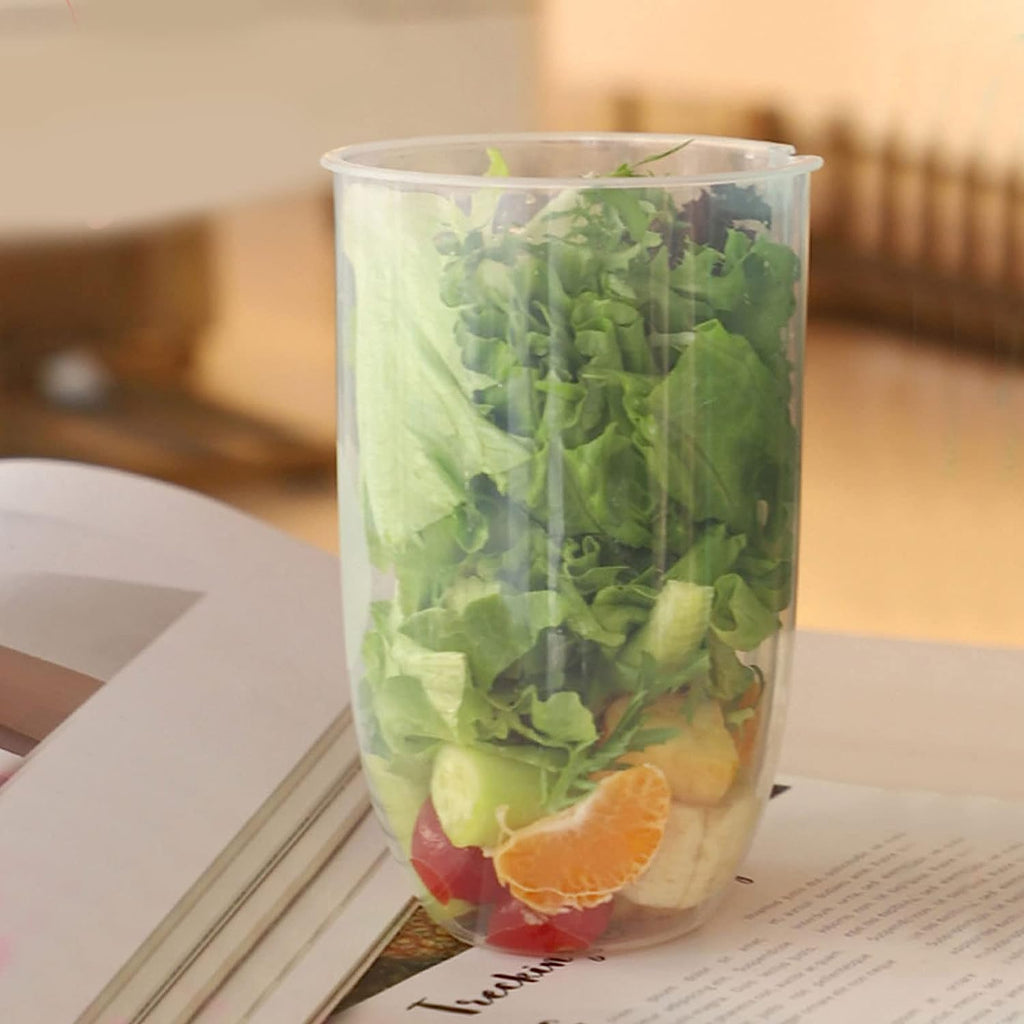 Fruit and Vegetable Salad Cups Easy to Clean and Portable for Travel - Detail View 6