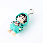 ALVENZA Cartoon Character Keychain – Durable PVC Cute Mini Figure