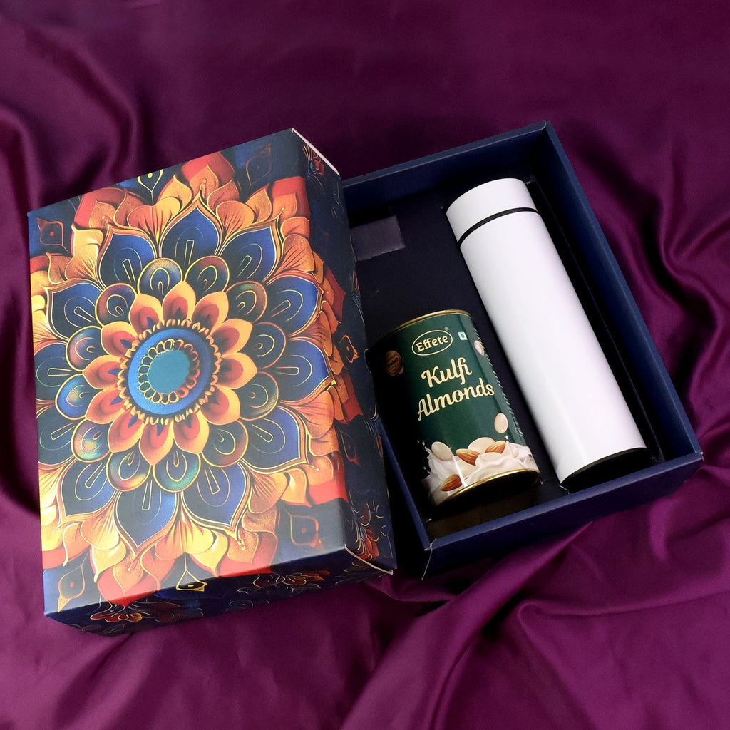 ALVENZA Personalized Stainless Steel Water Bottle Set – Festive Gift Box