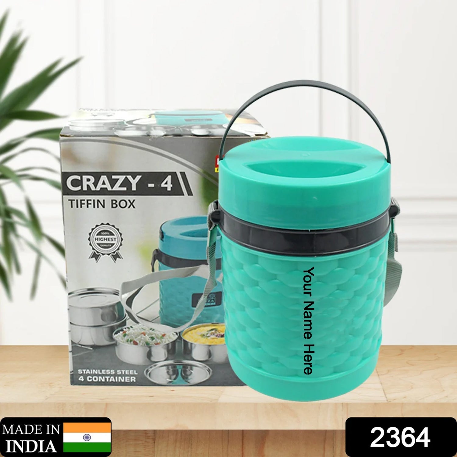 ALVENZA Double Wall Insulated Stainless Steel Tiffin – Keeps Food Hot & Fresh