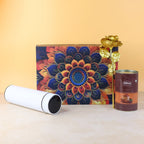 ALVENZA Temperature Bottle Gift Box – Coffee Almonds & Golden Rose