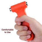 ALVENZA Car Safety Hammer – Emergency Window Breaker & Cutter | Safora