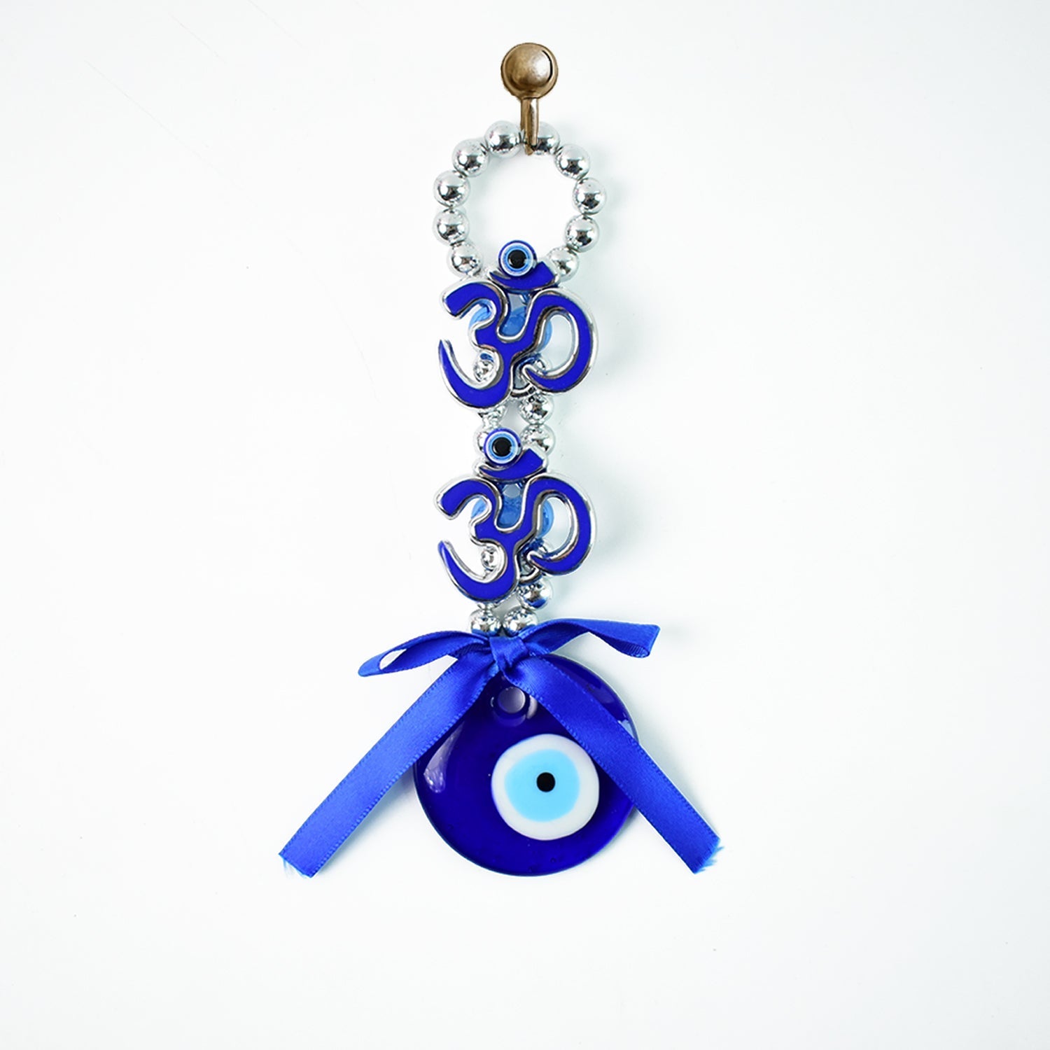 ALVENZA Double OM Evil Eye Hanging – Spiritual Protection Decor