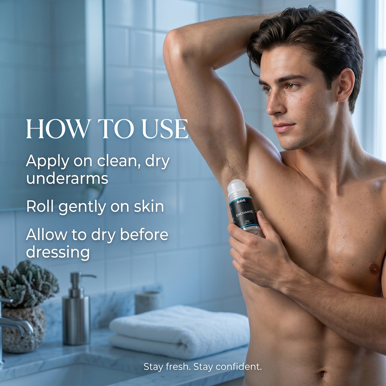 Unisex Roll-On Deodorant Long-Lasting Freshness & Travel-Friendly - Detail View 5