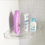 ALVENZA Plastic Corner Shelf Set – 3 Pcs Wall Mounted | Bathora