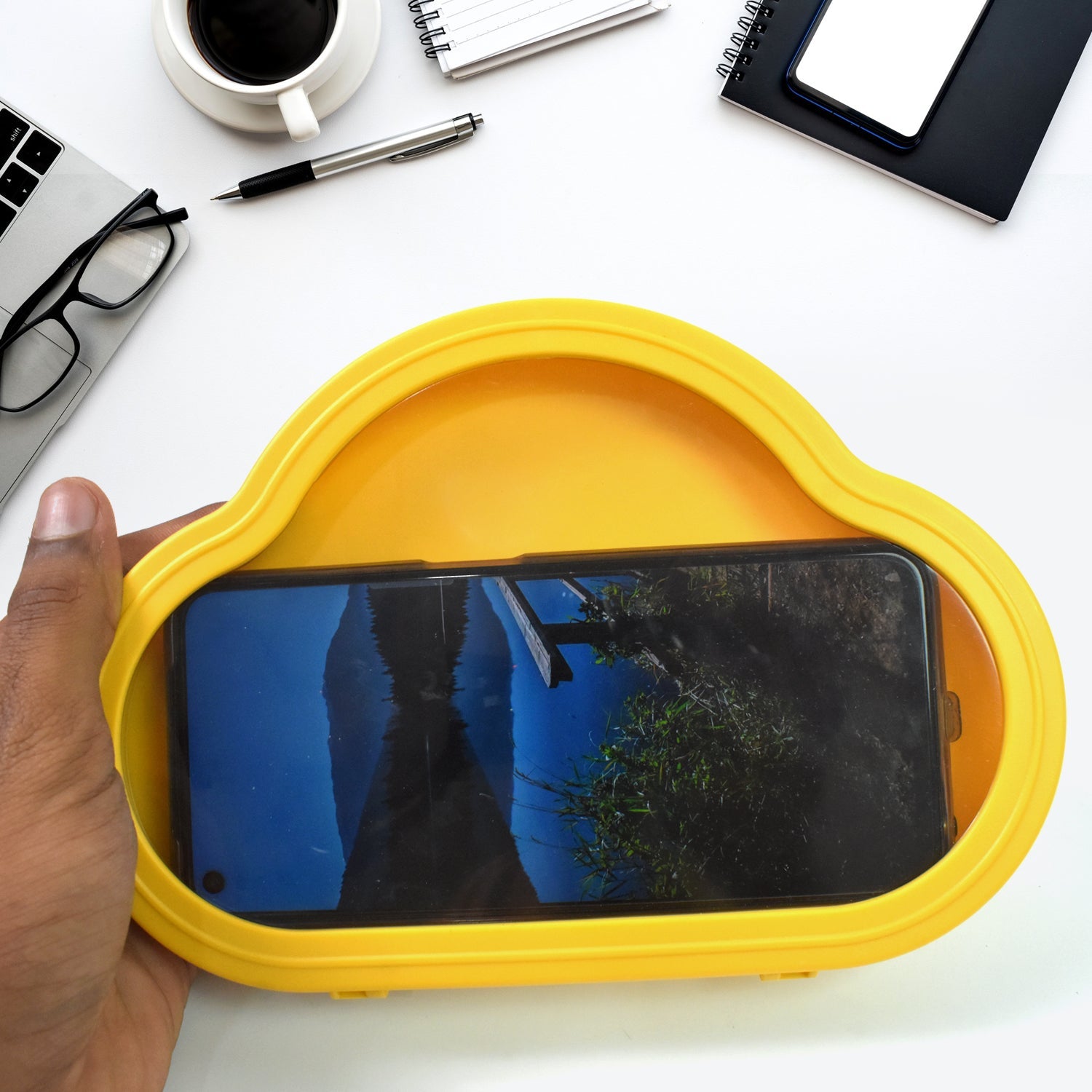 Waterproof Phone Holder Wall Mount, 360 Rotate | Phonixio - Detail View 6
