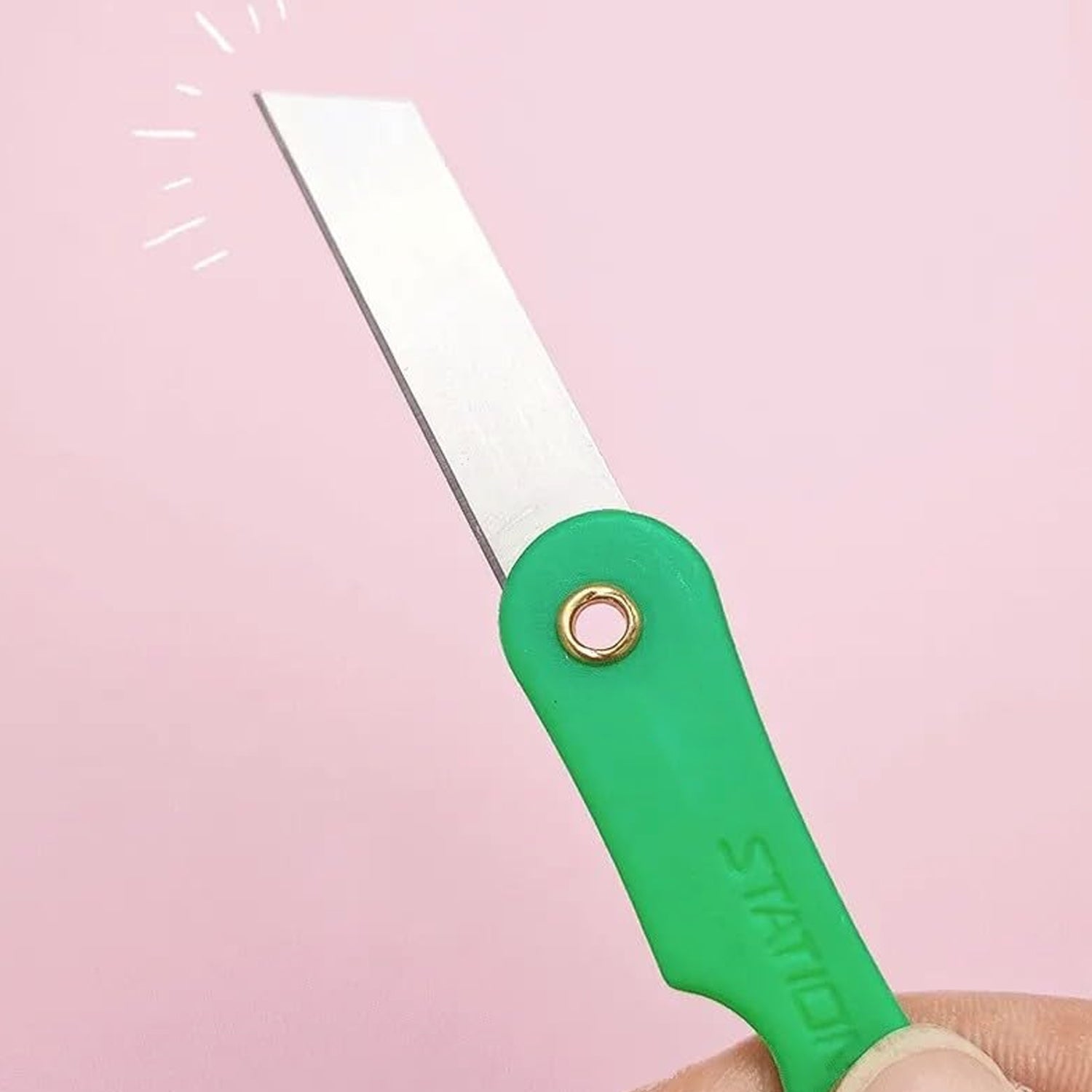 Mini Paper Cutter Knife Multicolour 12-Pack | CutNova - Back View