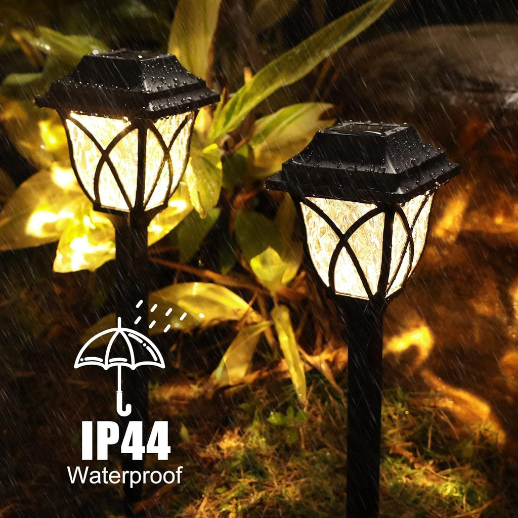 ALVENZA Solar Pathway Lights – Water-Ripple Garden Lighting | FitFuzion