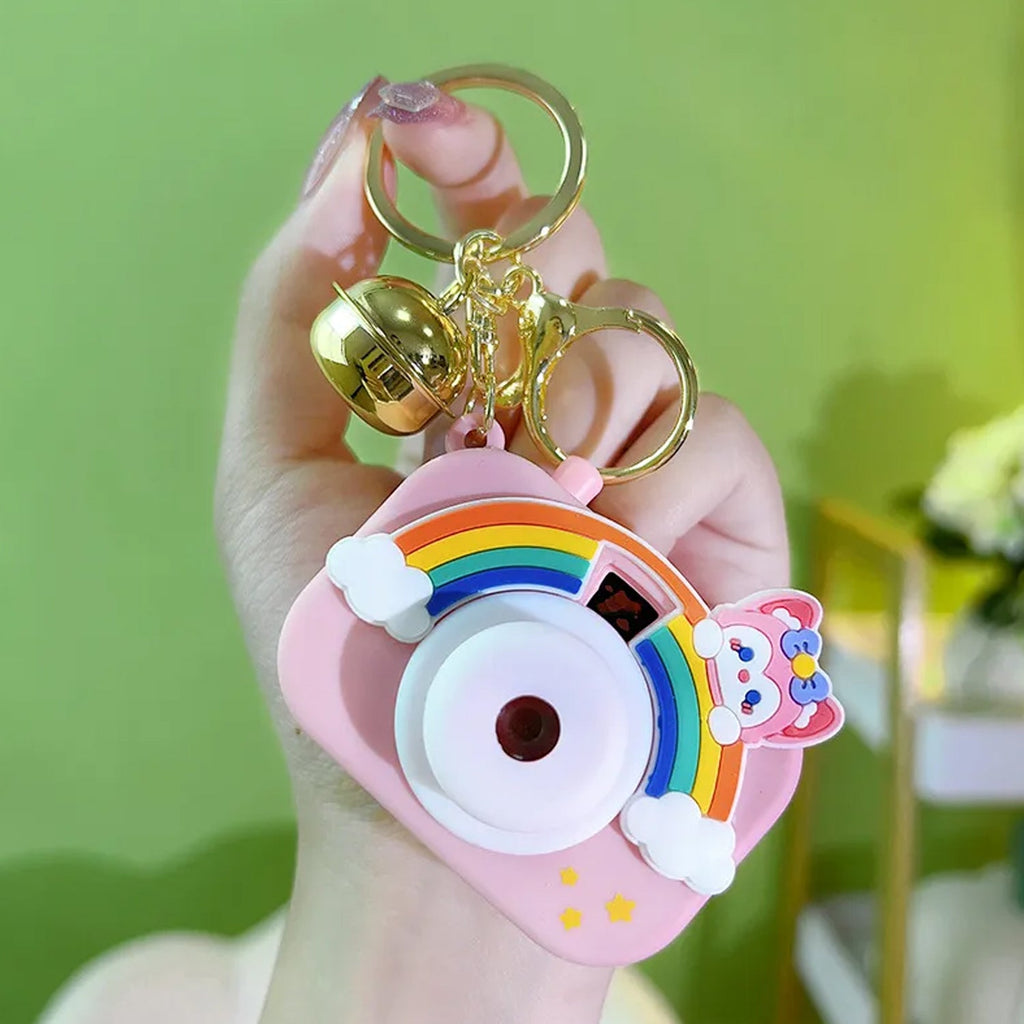 ALVENZA Projective Camera Keychain – Fun Rainbow Image Projector
