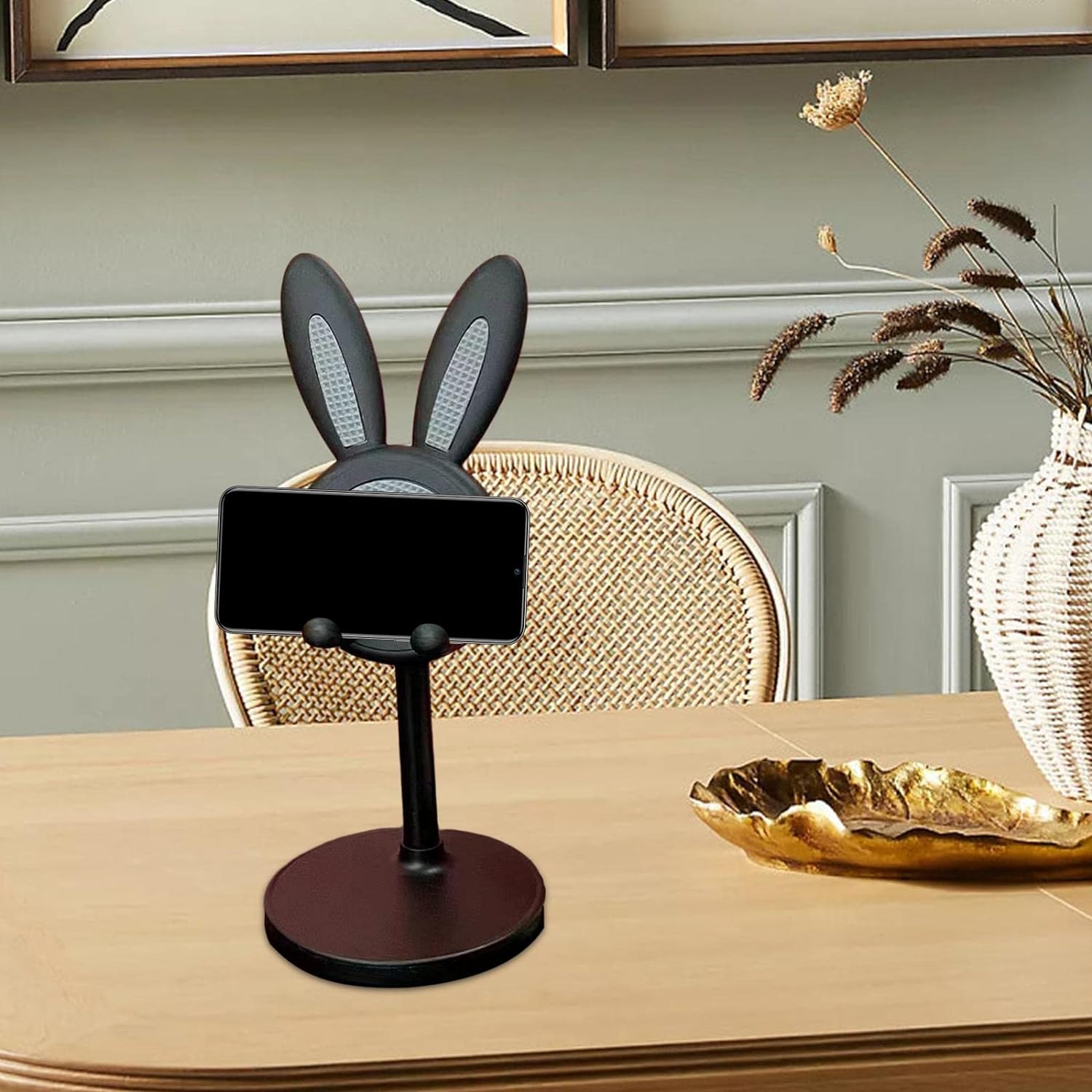 ALVENZA Bunny Phone Stand – Adjustable Desk Holder for Phones & Tablets | CookAura